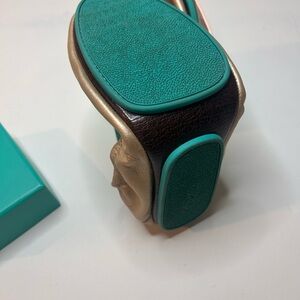 Tieks Gold metallic  Flats 8.